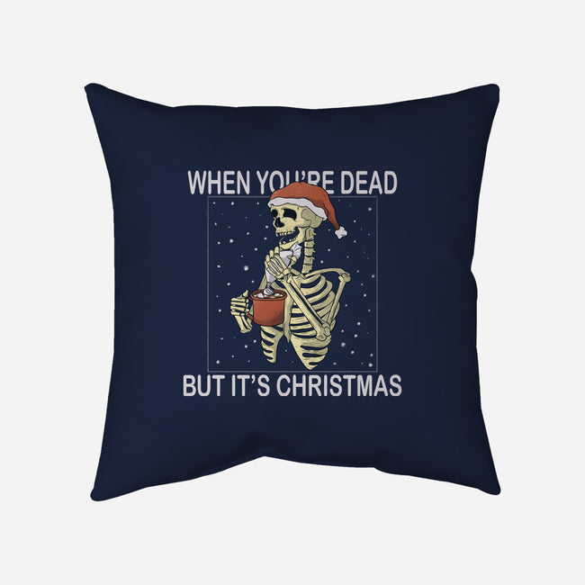 But It's Xmas-None-Removable Cover-Throw Pillow-Claudia