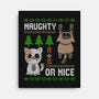 Naughty Or Nice Kittens-None-Stretched-Canvas-NMdesign