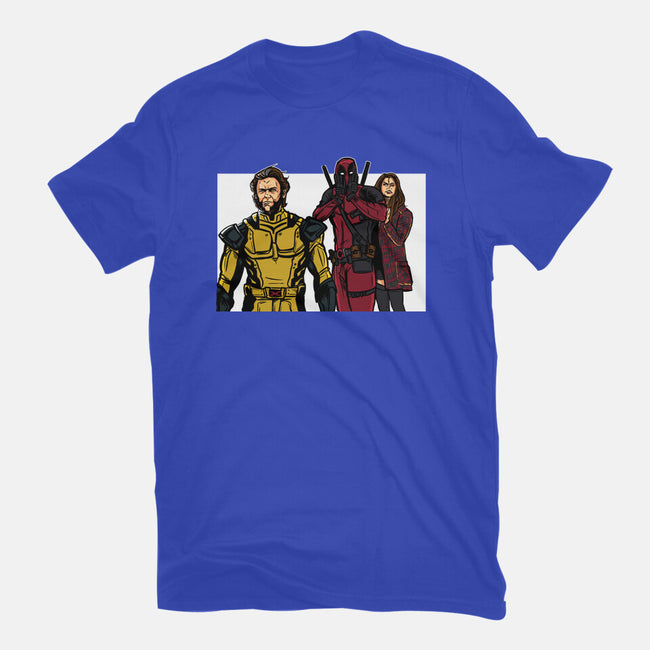 Distracted Deadpool-Mens-Basic-Tee-AndreusD