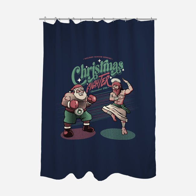 Holidays Fighting-None-Polyester-Shower Curtain-tobefonseca