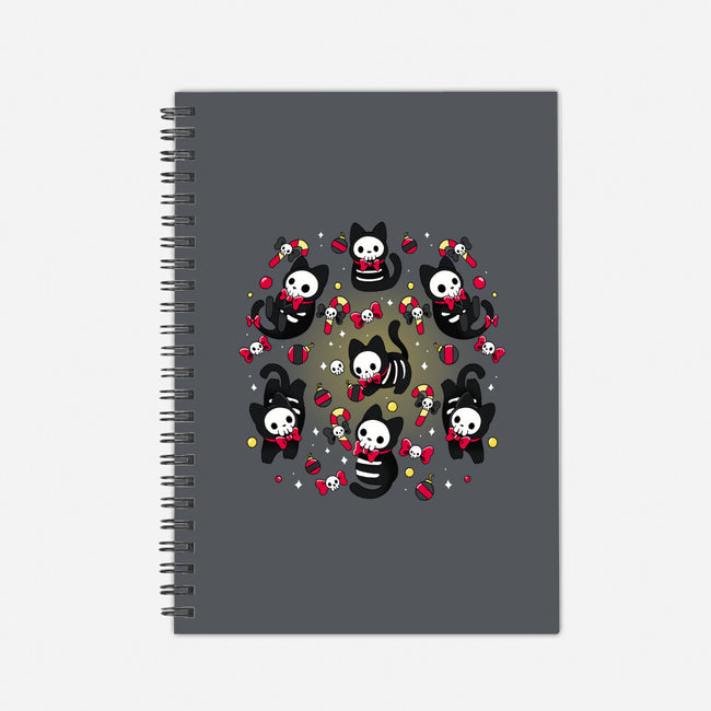 Creepy Xmas Kittens-None-Dot Grid-Notebook-Vallina84
