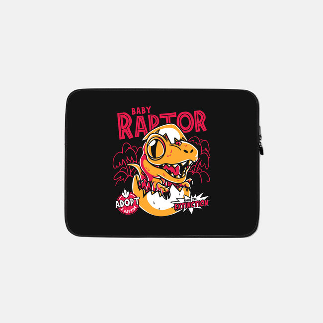 Baby Raptor-None-Zippered-Laptop Sleeve-estudiofitas