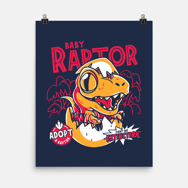 Baby Raptor-None-Matte-Poster-estudiofitas