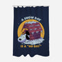 Beagle Cozy Winter-None-Polyester-Shower Curtain-Studio Mootant