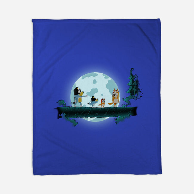 Bluey Matata-None-Fleece-Blanket-MaxoArt