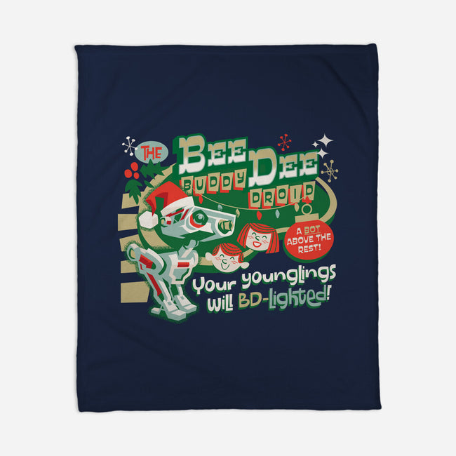 The Buddy Droid-None-Fleece-Blanket-Wheels
