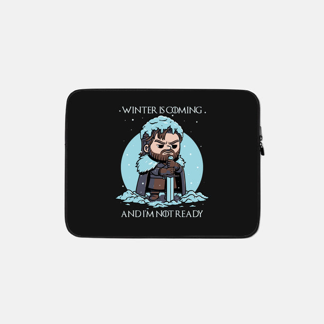 The Winter Is Coming-None-Zippered-Laptop Sleeve-Studio Mootant