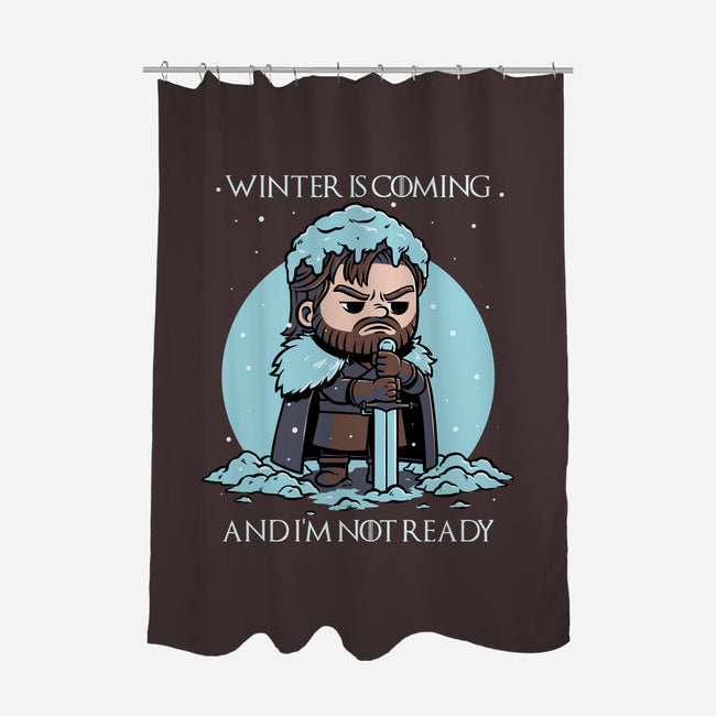 The Winter Is Coming-None-Polyester-Shower Curtain-Studio Mootant