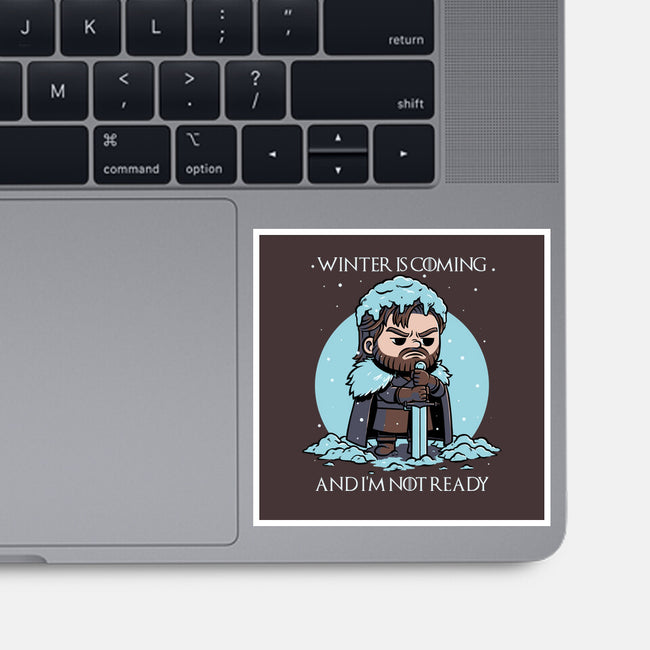 The Winter Is Coming-None-Glossy-Sticker-Studio Mootant