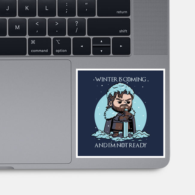 The Winter Is Coming-None-Glossy-Sticker-Studio Mootant