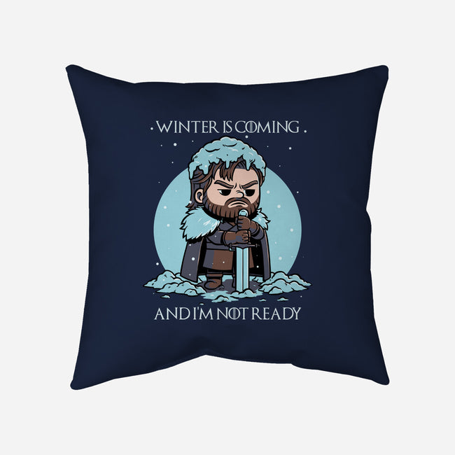 The Winter Is Coming-None-Removable Cover w Insert-Throw Pillow-Studio Mootant