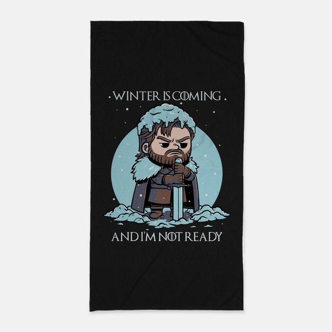 The Winter Is Coming-None-Beach-Towel-Studio Mootant