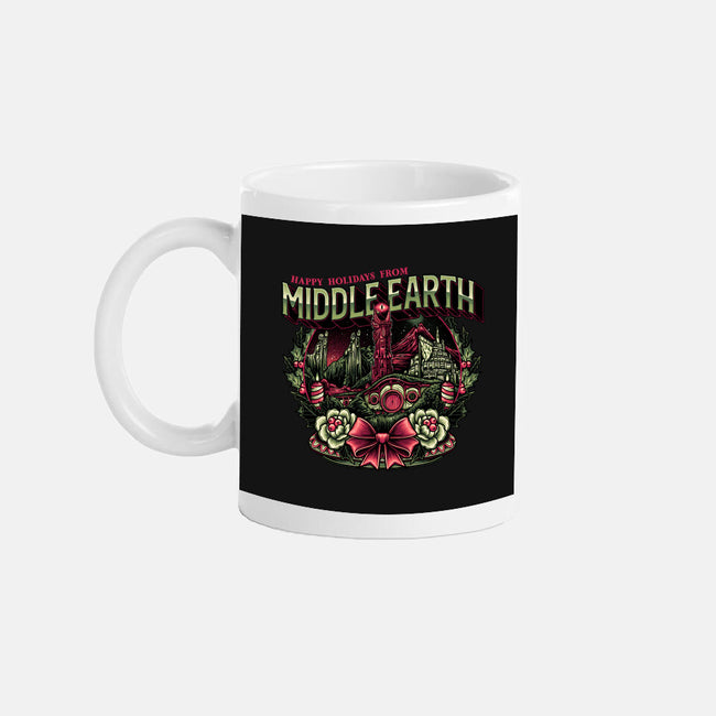 Middle Earth Holidays-None-Mug-Drinkware-momma_gorilla