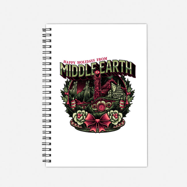 Middle Earth Holidays-None-Dot Grid-Notebook-momma_gorilla