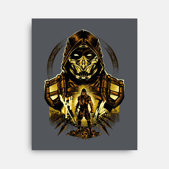Attack Of Scorpion-None-Stretched-Canvas-hypertwenty