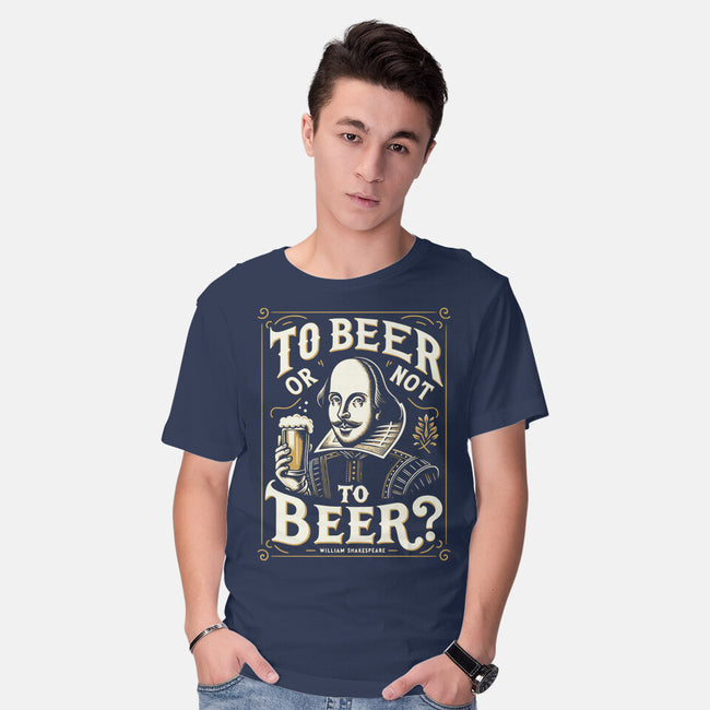 To Beer Or Not To Beer-Mens-Basic-Tee-BridgeWalker