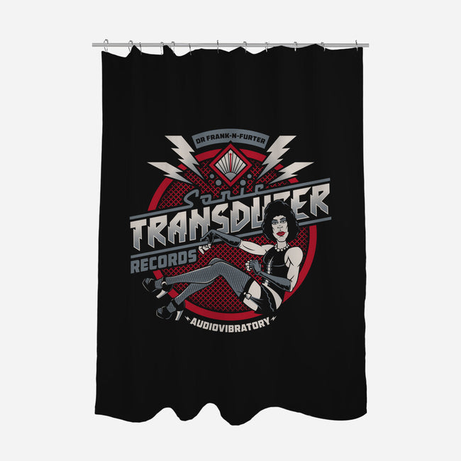 Sonic Transducer Records-None-Polyester-Shower Curtain-Nemons