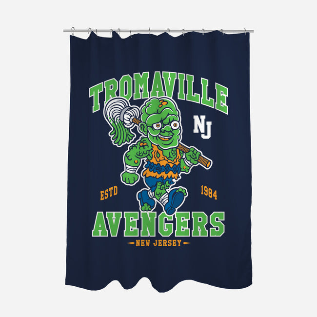 Tromaville Avengers-None-Polyester-Shower Curtain-Nemons