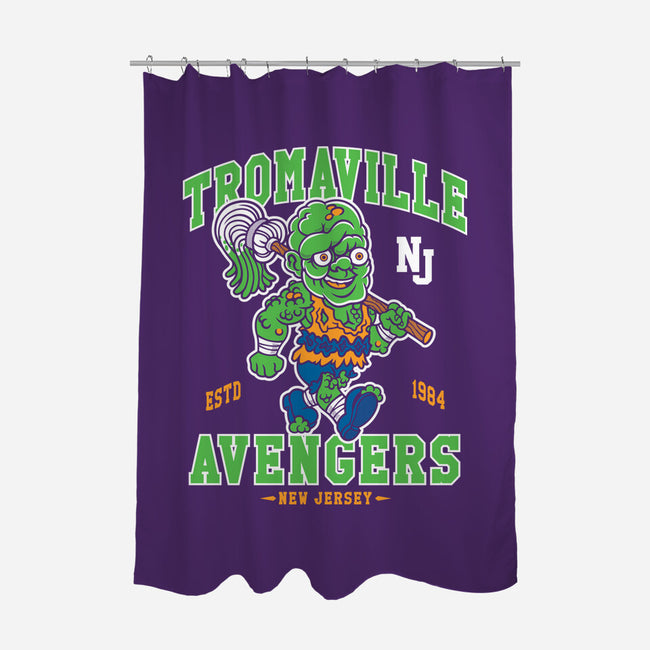 Tromaville Avengers-None-Polyester-Shower Curtain-Nemons