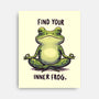 Find Your Inner Frog-None-Stretched-Canvas-Evgmerk