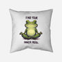 Find Your Inner Frog-None-Removable Cover w Insert-Throw Pillow-Evgmerk