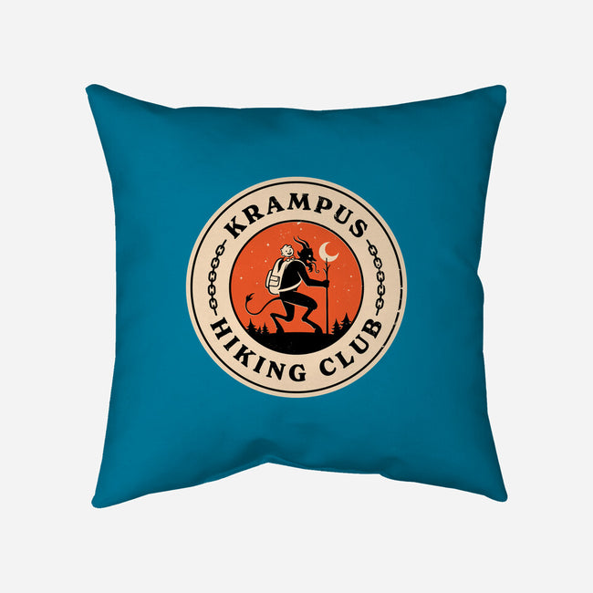 Krampus Hiking Club-None-Removable Cover-Throw Pillow-dfonseca