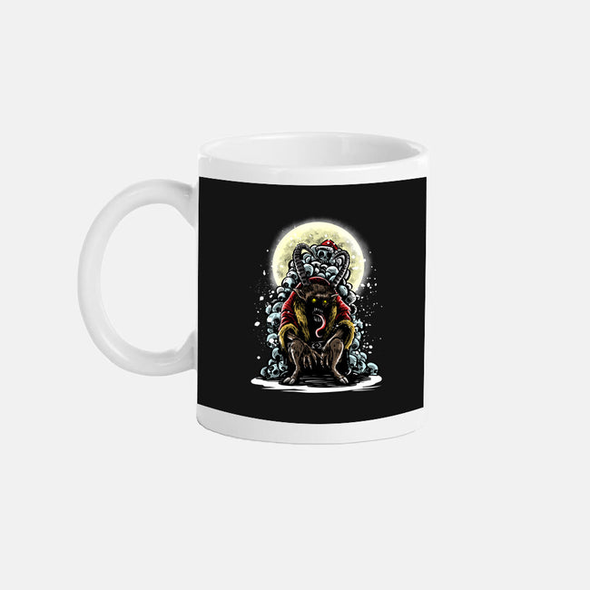 The Throne Of Krampus-None-Mug-Drinkware-zascanauta