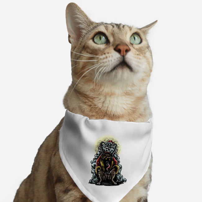 The Throne Of Krampus-Cat-Adjustable-Pet Collar-zascanauta
