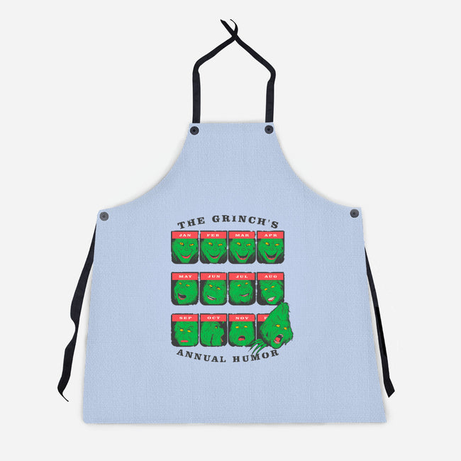 The Grinch's Annual Mood-Unisex-Kitchen-Apron-Umberto Vicente