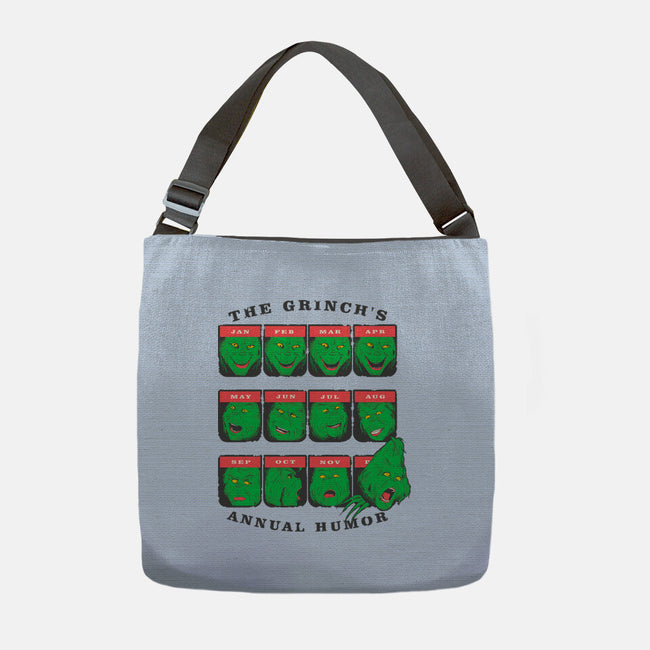 The Grinch's Annual Mood-None-Adjustable Tote-Bag-Umberto Vicente