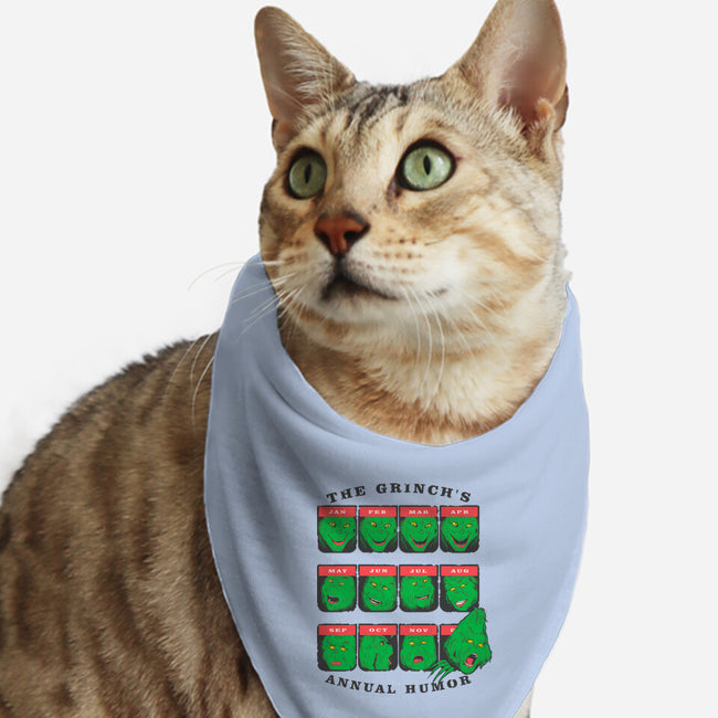 The Grinch's Annual Mood-Cat-Bandana-Pet Collar-Umberto Vicente
