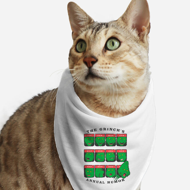 The Grinch's Annual Mood-Cat-Bandana-Pet Collar-Umberto Vicente