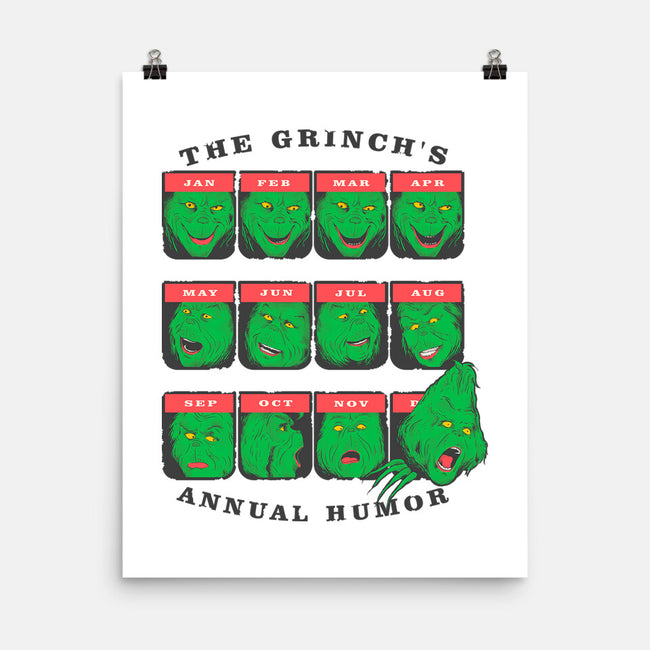 The Grinch's Annual Mood-None-Matte-Poster-Umberto Vicente