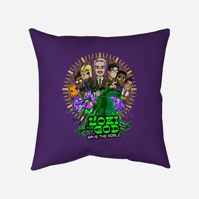 Loki Save The Work-None-Removable Cover w Insert-Throw Pillow-MarianoSan