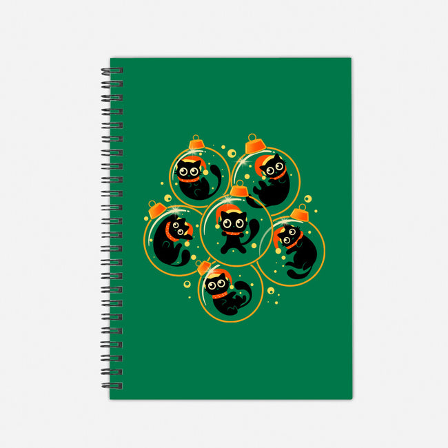 Christmas Kittens-None-Dot Grid-Notebook-erion_designs