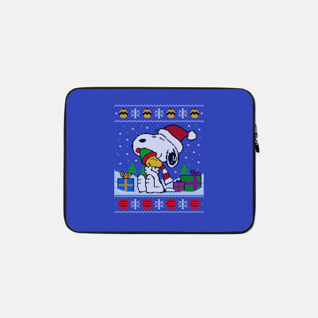 Holiday Beagle-None-Zippered-Laptop Sleeve-drbutler