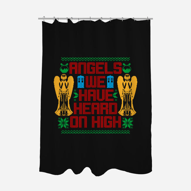 Angels We Have Heard On High-None-Polyester-Shower Curtain-Boggs Nicolas