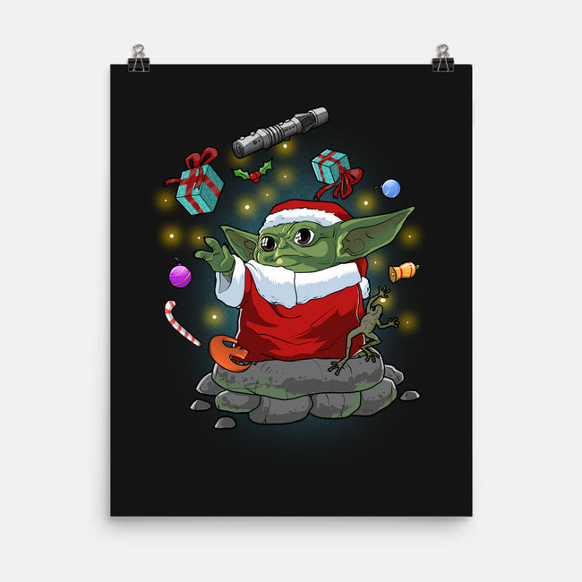 Grogu's Christmas-None-Matte-Poster-Diego Oliver