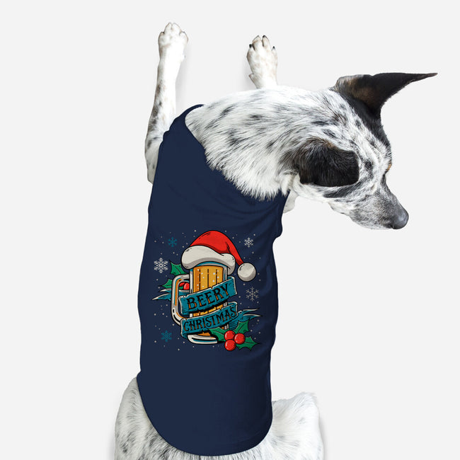 Beery Christmas-Dog-Basic-Pet Tank-Getsousa!