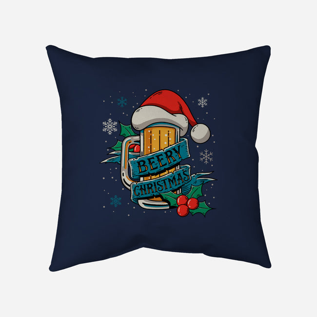 Beery Christmas-None-Removable Cover-Throw Pillow-Getsousa!