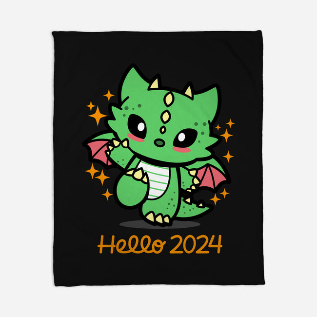 Hello 2024-None-Fleece-Blanket-Boggs Nicolas