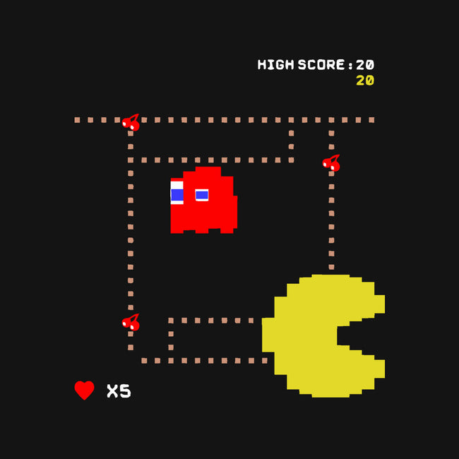 Pac-Man High Score-None-Glossy-Sticker-J. P. Roussel