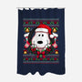 Snoopy Christmas Sweater-None-Polyester-Shower Curtain-JamesQJO