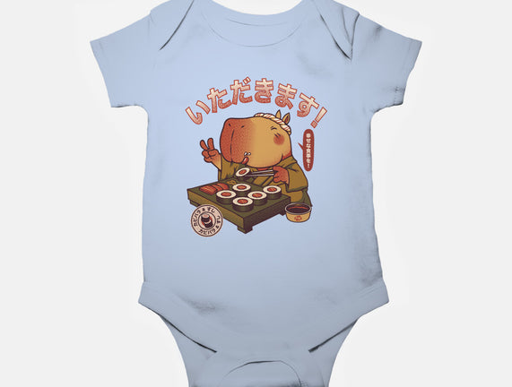 Sushi Chef Cute Capybara