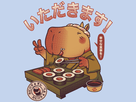 Sushi Chef Cute Capybara