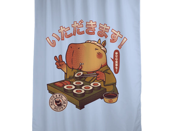 Sushi Chef Cute Capybara