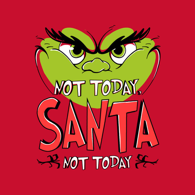 Not Today Santa-None-Non-Removable Cover w Insert-Throw Pillow-estudiofitas