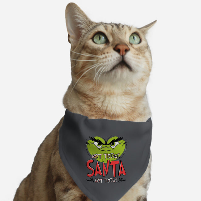 Not Today Santa-Cat-Adjustable-Pet Collar-estudiofitas