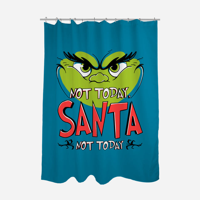 Not Today Santa-None-Polyester-Shower Curtain-estudiofitas