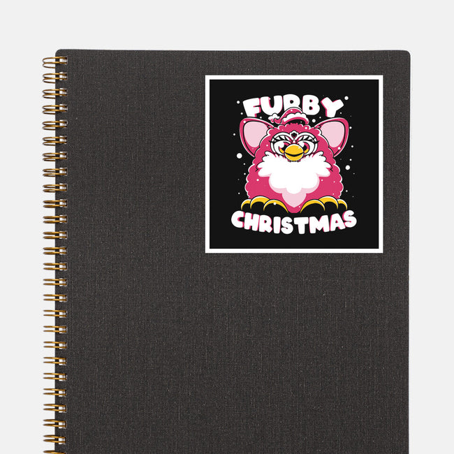Furby Christmas-None-Glossy-Sticker-estudiofitas